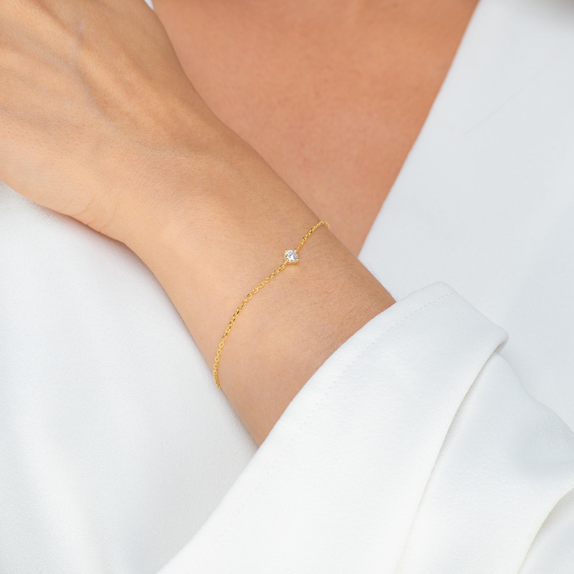 Classic Sapphire Chain Bracelet - Camile & Stone
