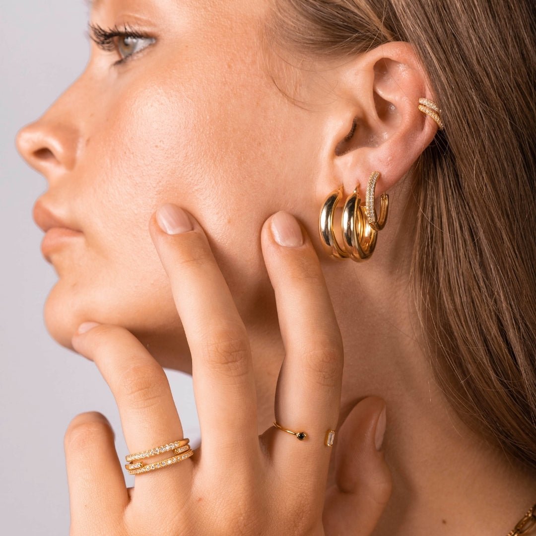 Sapphire Band Stacker Ring - Camile & Stone